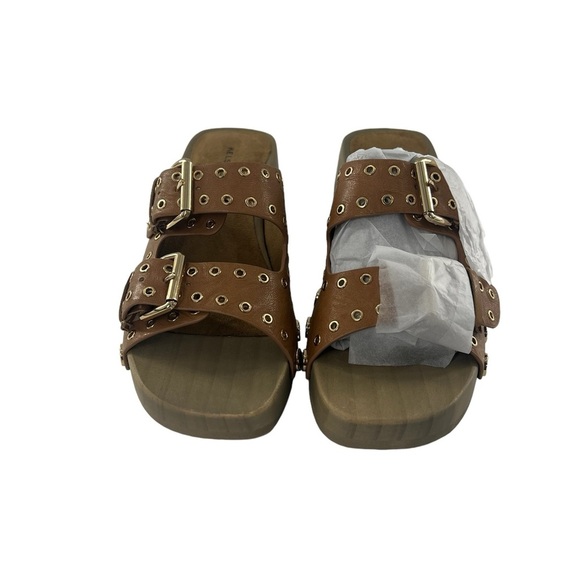 NWT Keli Dagger Jolt Brown Clog Sandal 8 - Picture 3 of 10